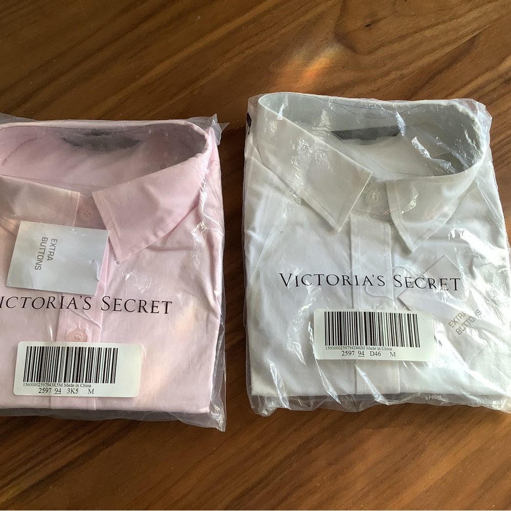 Victoria Secret white and pink blouses